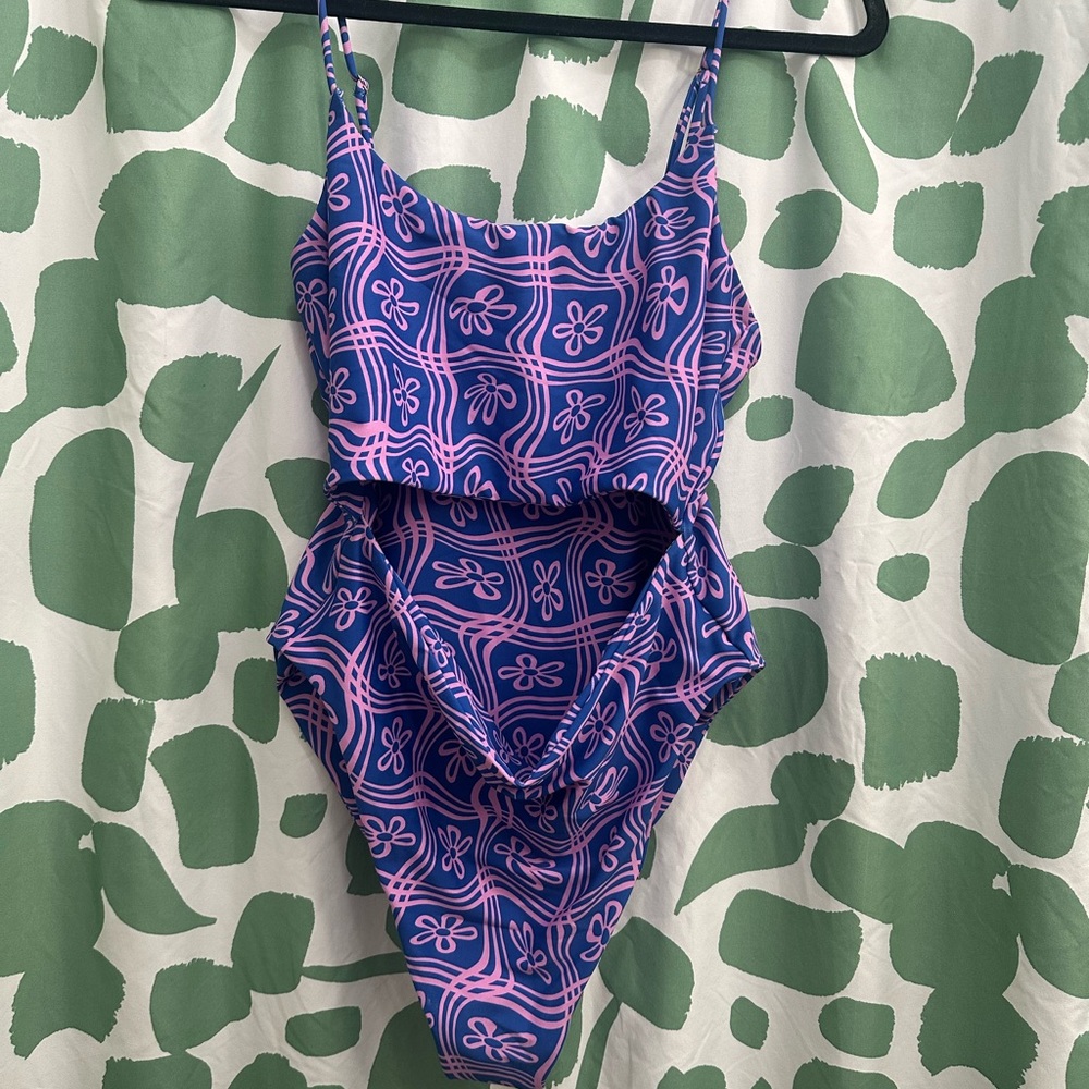 Skatie Swimwear - Purple Floral Swimsuit